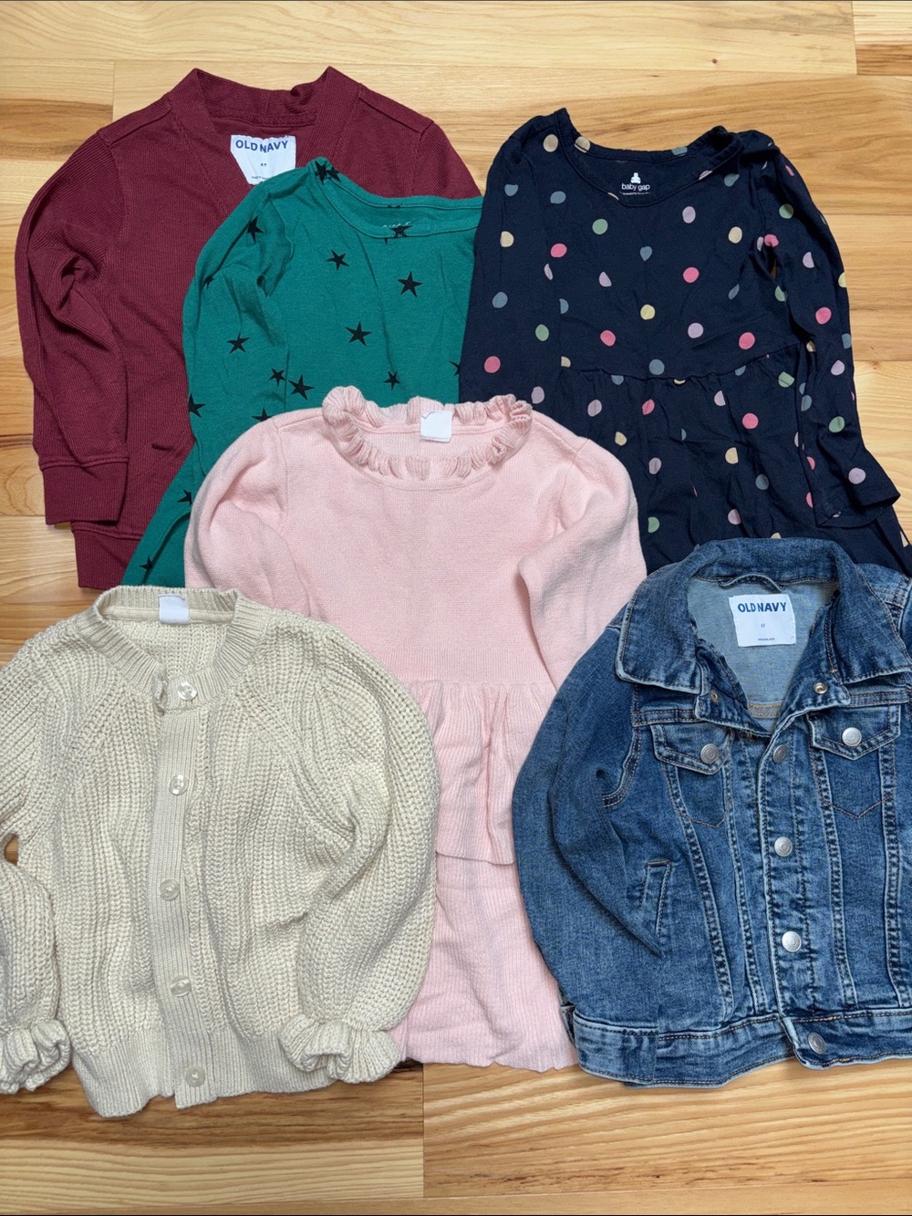6 Piece bundle of Fall/ Winter/ School 4T Girls Clothing